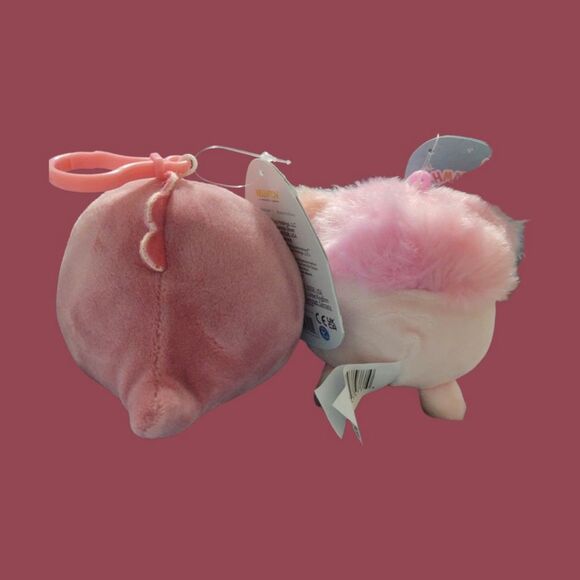 2 NWT Squishmallow Clips Yeti Bigfoot Caparinee & Poleena - Picture 3 of 3